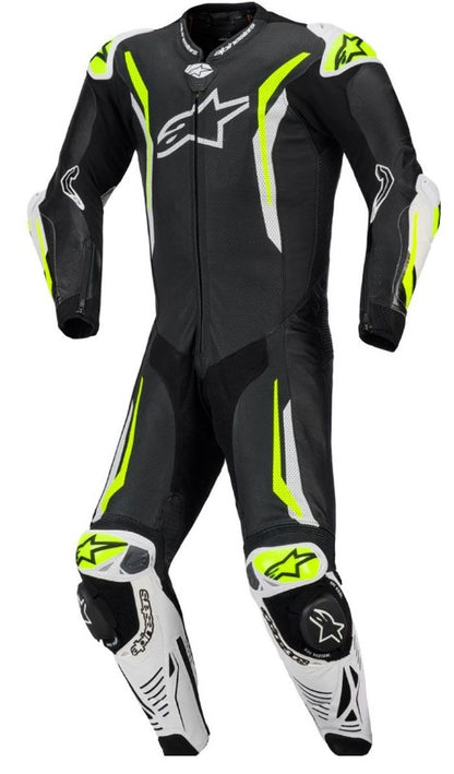 Кожен екип ALPINESTARS GP TECH V5 FLUO BLACK/WHITE/FLUO YELLOW