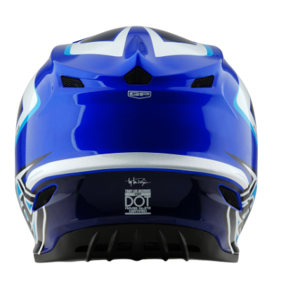 Мотокрос каска TROY LEE DESIGNS GP Shutter - Blue/White