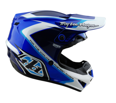 Мотокрос каска TROY LEE DESIGNS GP Shutter - Blue/White