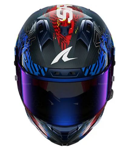 Каска SHARK AERON-GP FIM RACING SPEED-FANCY BLACK/BLUE/RED