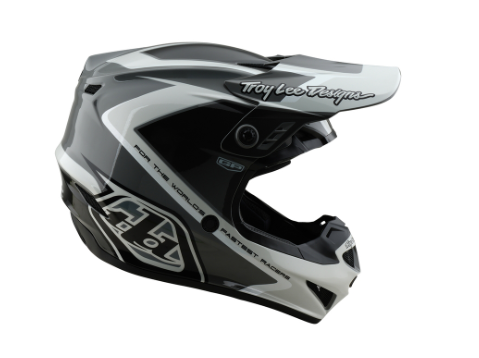 Мотокрос каска TROY LEE DESIGNS GP Shutter - Grey/White
