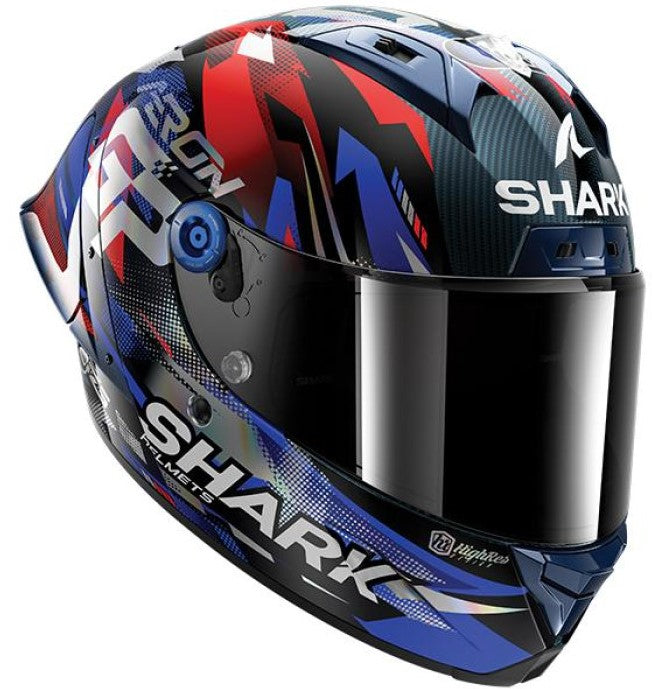 Каска SHARK Aeron-GP FIM Zarco Victory Blue Red Black