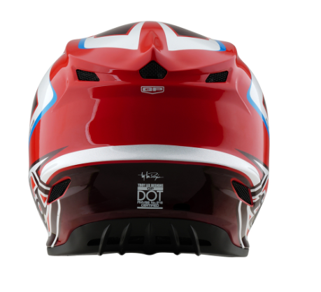 Мотокрос каска TROY LEE DESIGNS GP Shutter - Red/White