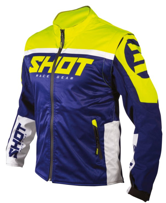 Софтшел яке SHOT Lite 2.0 Navy Neon Yellow