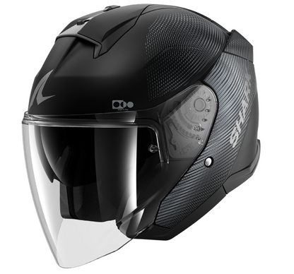 Каска за скутер SHARK SKWAL i3 JET SP LYNE MAT BLACK/GREY