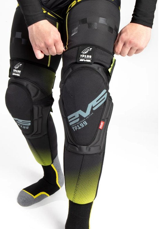 Наколенки EVS TP199 Knee / Shin Guard Black/Hi Vis