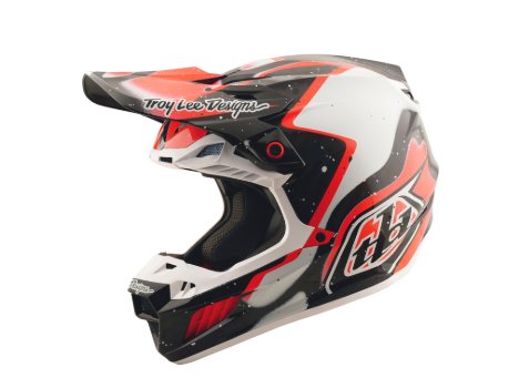 Mотокрос каска TROY LEE DESIGNS SE5 Carbon Membrane - Black/Red