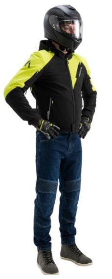 Текстилно мото яке ADRENALINE FREEDOM BLACK/YELLOW