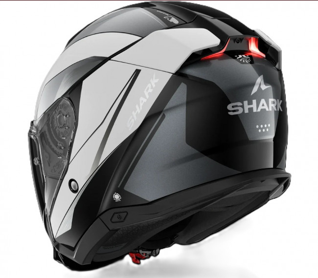 Каска за скутер SHARK SKWAL i3 JET MEKARIUM BLACK/GREY/WHITE