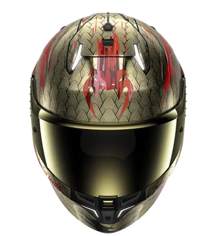 Каска SHARK SKWAL i3 VENUM Black Red Gold