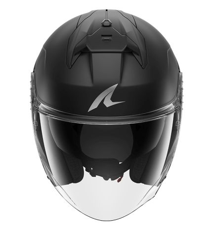 Каска за скутер SHARK SKWAL JET CUP BLANK BLACK MAT