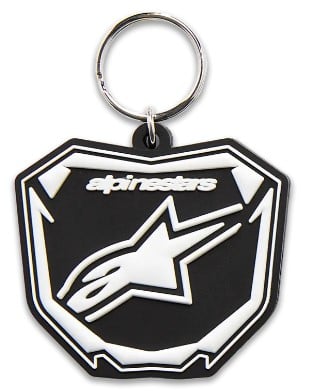 Ключодържател ALPINESTARS FOB PLATE BLACK/WHITE