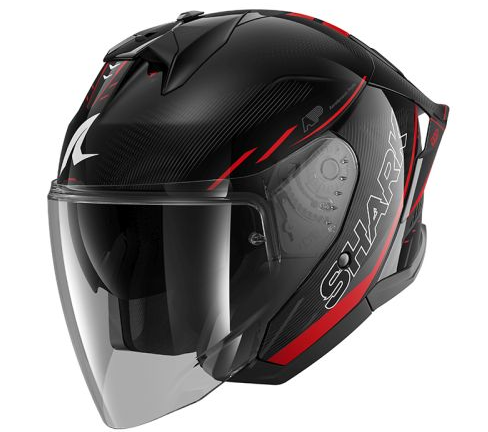 Каска за скутер SHARK SKWAL JET CUP SPEED-TECH BLACK/RED/WHITE