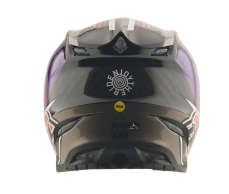 Mотокрос каска TROY LEE DESIGNS SE5 Carbon Stripes - Black/Violet