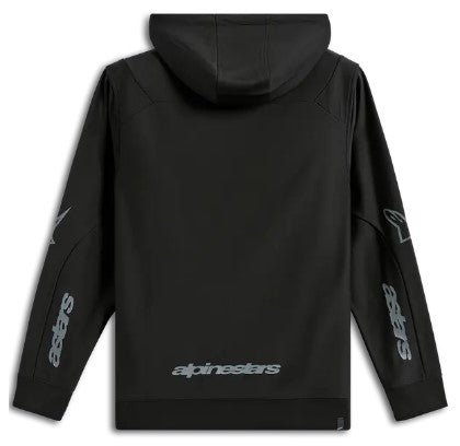 Мото суитшърт ALPINESTARS HOODIE ZIP SESSIONS V3 BLACK/GRAY