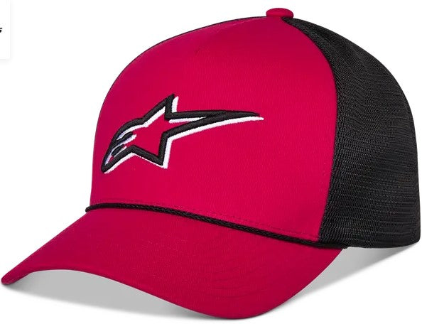 Шапка ALPINESTARS CRV BILL TRUCK AGELESS SHADOW BLACK/RED