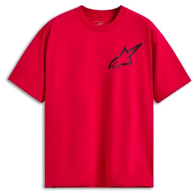 Тениска ALPINESTARS SS CSF OVERSIZED ONE RED