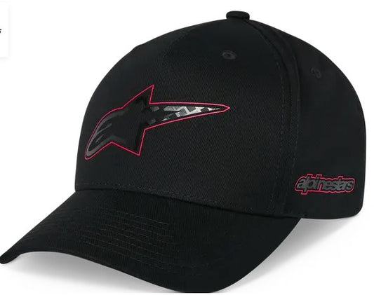 Шапка ALPINESTARS FLT BILL SNAPBACK CARBON FIBER BLACK