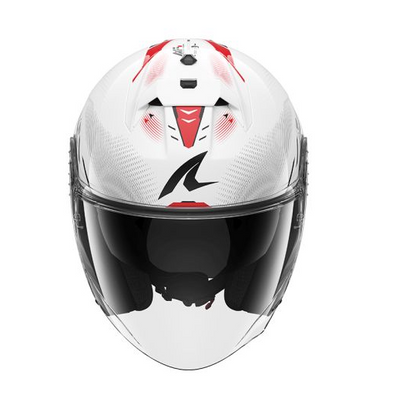 Каска за скутер SHARK SKWAL JET CUP SPEED-TECH WHITE/RED