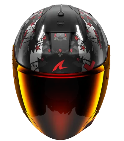 Каска за скутер SHARK SKWAL i3 JET HELLCAT Mat