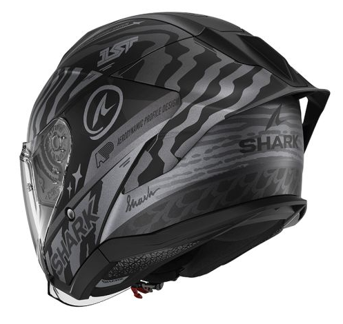 Каска за скутер SHARK SKWAL JET CUP SPEED-FANCY MAT BLACK/GREY