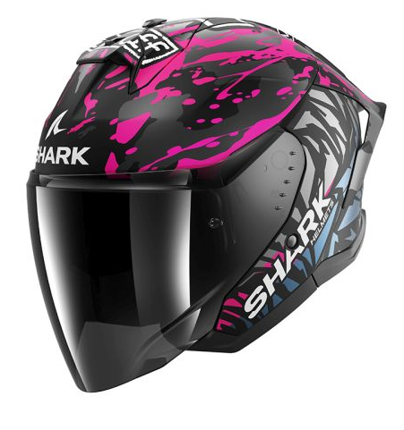 Каска за скутер SHARK SKWAL JET CUP REPLICA REDDING MAT BLACK/PINK