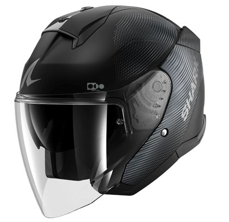 Каска за скутер SHARK SKWAL JET SP LYNE MAT BLACK