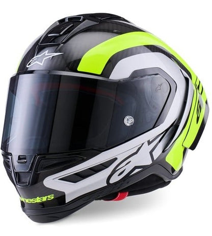 Каска ALPINESTARS Supertech R10 Arius Black/Silver/ Fluo Yellow