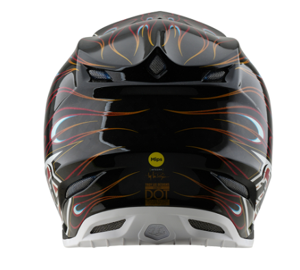 Mотокрос каска TROY LEE DESIGNS SE5 Carbon Torched - Black/Red