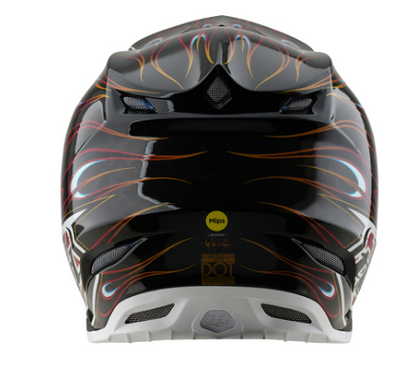 Mотокрос каска TROY LEE DESIGNS SE5 Carbon Torched - Black/Red