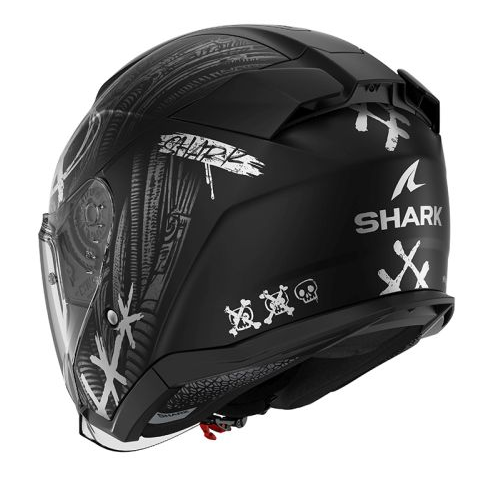 Каска за скутер SHARK SKWAL JET SHIEVER MAT BLACK/GREY