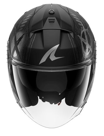 Каска за скутер SHARK SKWAL JET SHIEVER MAT BLACK/GREY