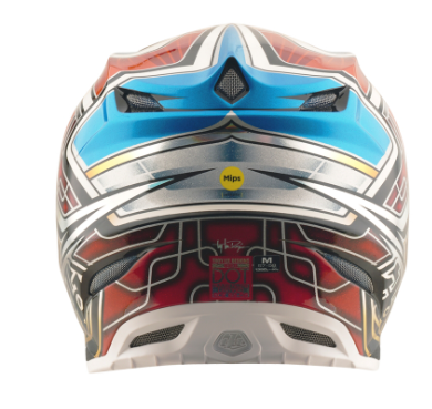 Mотокрос каска TROY LEE DESIGNS SE5 Carbon Lowrider - Grey/Multi
