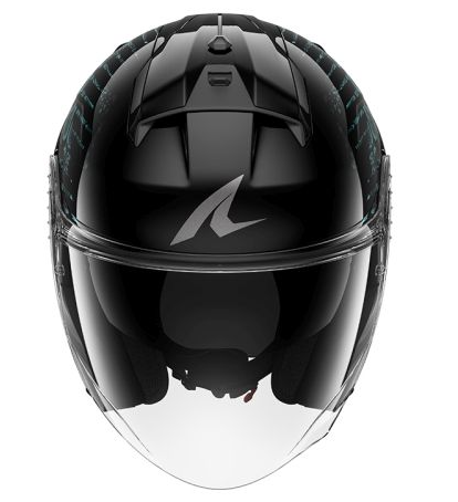 Каска за скутер SHARK SKWAL JET REPTAIA BLACK/BLUE