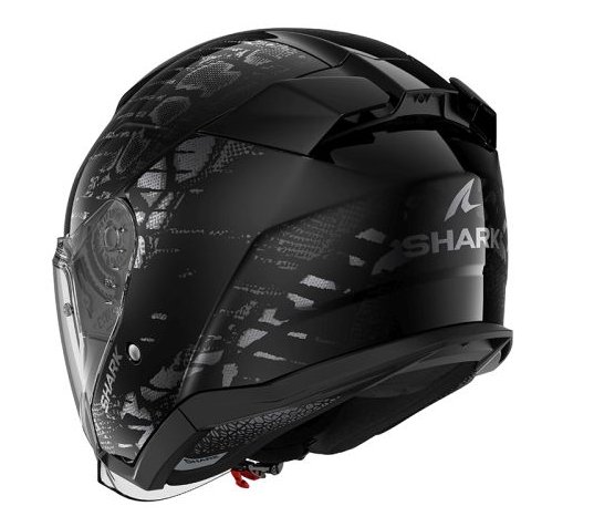 Каска за скутер SHARK SKWAL JET REPTAIA BLACK/GREY