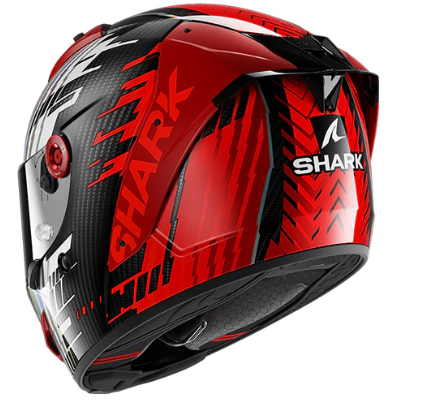 Каска SHARK AERON EDGY BLACK/RED/SILVER