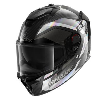 Каска SHARK SPARTAN GT PRO CARBON RITMO BLACK/WHITE GLOSS