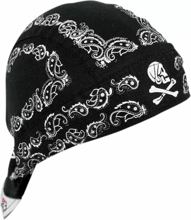 Кърпа за глава FLYDANNA BLACK PAISLEY