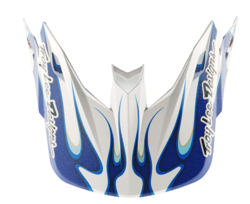 Козирка за каска TROY LEE DESIGNS SE5 Carbon Torched - Blue