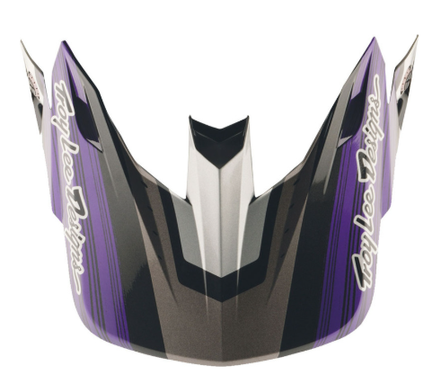 Козирка за каска TROY LEE DESIGNS SE5 Carbon Stripes - Black/Purple