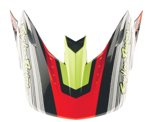 Козирка за каска TROY LEE DESIGNS SE5 Carbon Stripes - Black/Infra Red