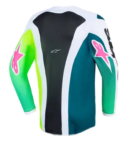 Детско мотокрос джърси Alpinestars FLUID PORTL GREEN/WHITE/BLACK