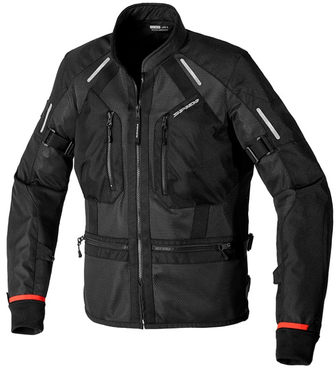 Текстилно мото яке SPIDI TECH ARMOR Black