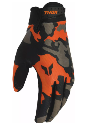 Mотокрос ръкавици THOR LAUNCHMODE HUNTER ORANGE/BLACK