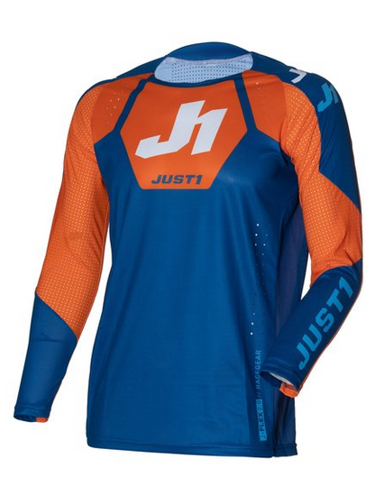 Мотокрос джърси Just1 J-Flex 2.0 District Blue/Orange
