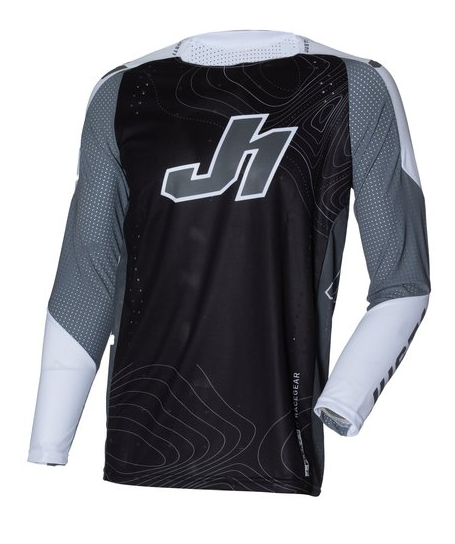 Мотокрос джърси Just1 J-Flex 2.0 Frontier Black/White