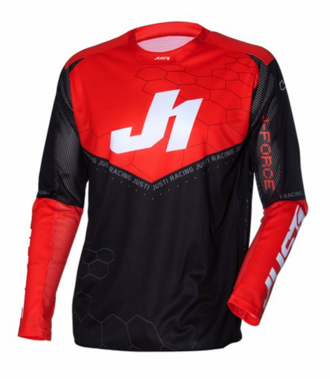 Мотокрос джърси Just1 J-Force Hexa Red/Black/White