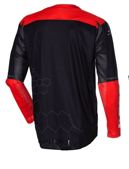 Мотокрос джърси Just1 J-Force Hexa Red/Black/White