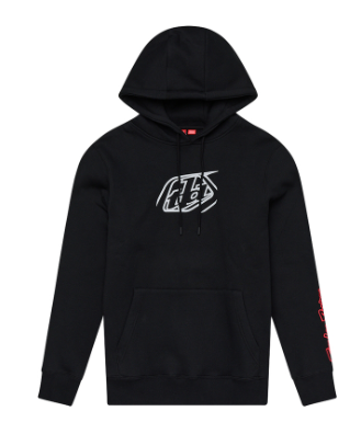 Детски суитшърт TROY LEE DESIGNS Badge - Black