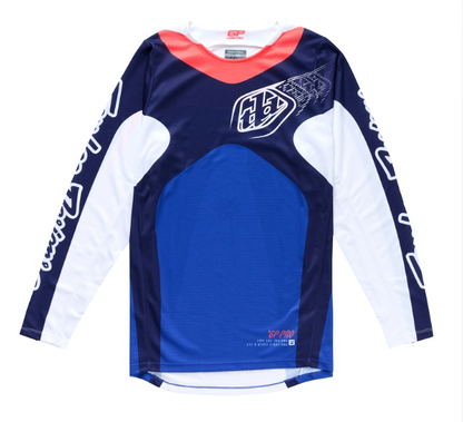 Мотокрос джърси TROY LEE DESIGNS GP Pro Frames Jersey - Navy/White
